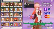 Genshin Impact AR 60 America - Yae Miko - Raiden Shogun - Hu Tao - Arataki Itto picture