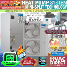 4-5 Ton 17-18 SEER MRCOOL Universal Inverter Heat Pump Split System Air Con Kit picture