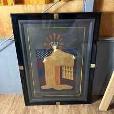ERTE tassel gown silk screen art 243/300 picture