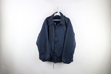 Vintage 50s 60s Champion Running Man Mens XL Fleece Lined Coach Jacket Blue USA picture