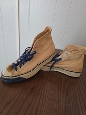 Vtg 1950s Beacon Falls Top Notch FLASH High Top Canvas Basketball Sneakers 8.5 picture
