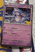 Pokemon 30th Celebration Mewtwo 063/128 What's Your Favorite? Promo Card SEALED picture