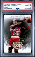 Michael Jordan PSA 10 Gold SP /30000 2009 Upper Deck UD Jordan Legacy #38 Bulls picture