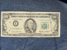 1985 $100 Federal Reserve Note Minneapolis I06069294A Circulated Vintage US picture