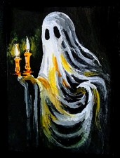 ACEO Hand Painted Art Card. Signed By Artist. Hand Painted Not A Print picture
