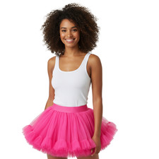 Malco Modes Halloween Tutu Skirt for Women ? 5 Layer Puffy Crinoline, Costume picture