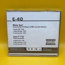 E-40 White Gurl Promo CD Promotional Sampler Single Parental Advisory Rap R&B picture