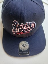 47 Brand NBA Spirits of St Louis Hardwood Classics Navy Blue Snapback  Hat picture