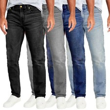 Men's Comfort Flex Stretch Slim Straight Denim Regular Jeans 31