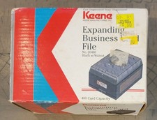 Vintage Keene Expanding Buisness Card File NIB picture