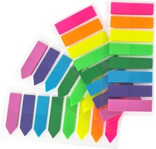 KICNIC Page Markers Colored Sticky Tabs 800 Pcs, Translucent - 8 Colors, 4 Sets picture