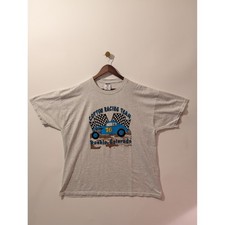 VTG Racing Mens 2XL Gray Excellent Cotton Racing Team Pueblo Colorado picture