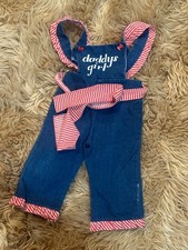 toddler girl vintage overalls picture