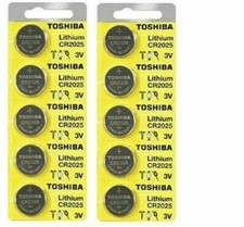 10 New Original Toshiba CR2025 CR 2025 3V LITHIUM BATTERY BR2025 Watch EXPR 2034 picture