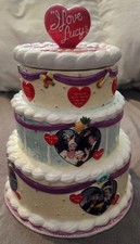 I Love Lucy 50th Anniversary Birthday Cake Cookie Jar - #'D 1054/4800 - RARE $$ picture