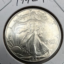 1942-P Liberty Walking Half Dollar 50C Philadelphia Business Strike 90% Silver picture