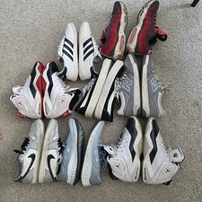 Bulk Lot 8 Pairs Mens Sneakers Nike Jordan Adidas New Balance Vans Mixed Sizes picture