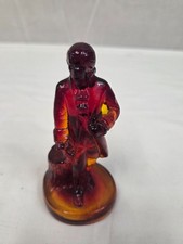 Vintage 1970's Degenhart John Alden Figurine Red Glass 4 1/4