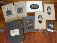 Antique 1902-1903 School Notebook 375 pages Earle M Powell Photograph Family picture