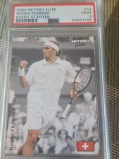 2003 Netpro Elite Roger Federer Event Starter #52 PSA 9 picture