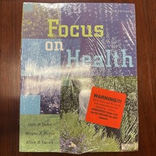 Focus on Health by Dale B. Hahn 8th Edition, sealed, new picture