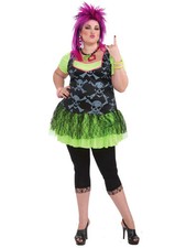 Forum Novelties 80's Punk Lady_plus Adult Costume picture