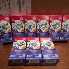 9-10 ct Crystal Light Drink Mix Packets Fantasy Passion Fruit 1/28  picture