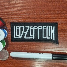 Led Zeppelin Patch Classic Rock Blues Metal Punk Embroidered Iron On 1.75x4