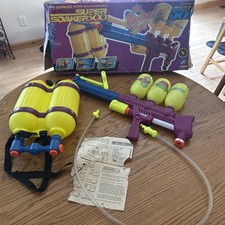 VTG Larami Super Soaker300 Water Gun w/ Backpack #9930-0 The Big One picture