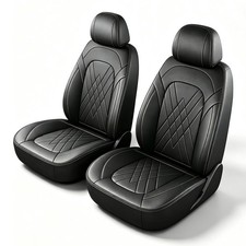 AIZDLBB Car 2-Seat Covers Front Row Pad  Black For Honda Civic 2003-2026 Cushion picture