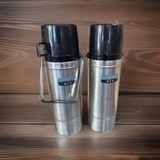 Vintage 1970s King-Seeley Thermos Stainless Steel Vacuum Bottles Lot 2 picture