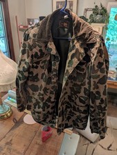 Vintage Saftbak Duck Camo Chore Jacket Men’s Large Canvas Field Hunting Workwear picture