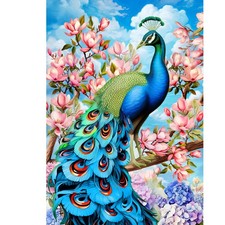 Briarwood Lane Summer Fancy Peacock Garden Flag 12x18 picture