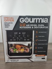 Gourmia GAF1290 14 Qt Air Fryer Oven Rotisserie Dehydrator | New Read Desc picture