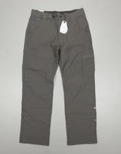 Prana Zion II Stretch Relaxed Fit Dark Iron Straight Leg Pants DWR 1969791 picture