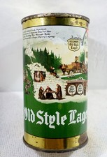 Heileman's Old Style GRAPHIC La Crosse Wisconsin Flat Top Beer Can #2 picture