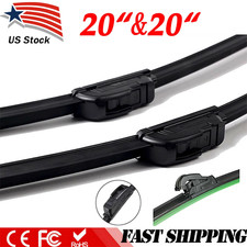 NEW 20''&20'' ALL SEASON WINDSHIELD WIPER BLADES Premium J-hook High Quality picture