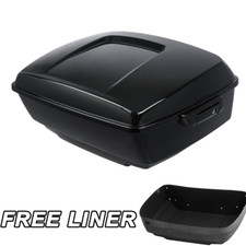 King Pack Trunk Luggag Black Latches For Harley Touring Road King Glide 14-25 24 picture