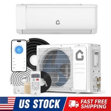 12000 BTU Ductless Mini Split Air Conditioners Heat Pump 18.5 SEER2 230V WiFi US picture