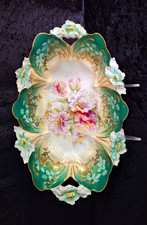 R S Prussia lily mold bun tray  picture