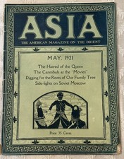 Asia American Magazine Orient May 1921 picture