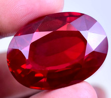 89.75 Ct Natural Blood Red Mozambique Ruby AGL CERTIFIED GIGANTIC Gemstone picture