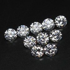 Natural 3.8 Ct Certified D Color VVS1 Brilliant Cut 4.75 MM Round Diamond 10 Pcs picture