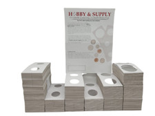 600 Assorted Penny Quarter Dollar 2x2 in Cardboard Coin Flip Mylar Holder 6 Size picture
