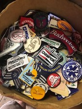 Lot 25 Vintage Sew Iron On Patches Random Mix Fashion Badges DIY picture