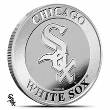1 oz MLB Chicago White Sox Silver Round (BU) picture