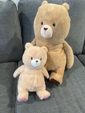 Gigglescape Teddy Bear Lot Stuffed Animals Plush 20” & 12” Heart Nose Target picture