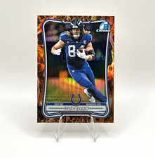 Topps Bowman Chrome 2026 Tyler Warren /3 Fire Refractor #BCV-44 Colts SSP picture