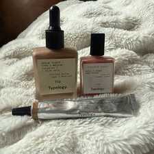 Typology Tinted Serum Type 3 medium,Powder Pink lip oil, concealer, set of 3 picture