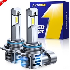 AUTOONE 9012 HIR2 LED Headlight Bulbs Kit  High Low Beam Bright  6500K White A++ picture